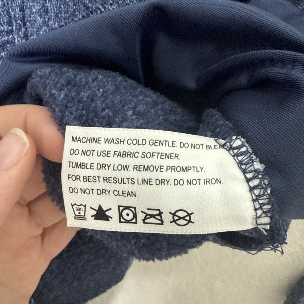 ORVIS R65 SWEATER FLEECE QUARTER-ZIP Women's M BLUE Pullover - Picture 7 of 10
